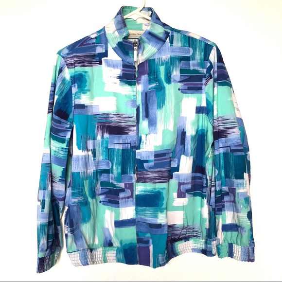 Vintage 80’s Abstract Jacket Stranger Things - Picture 1 of 5